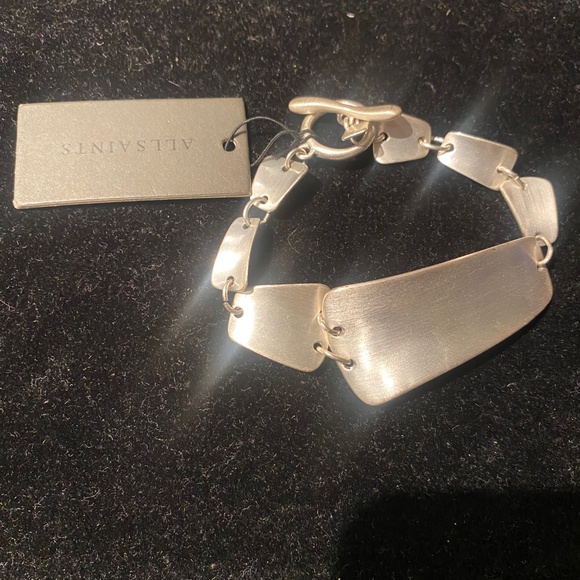 ALL SAINTS silver metal bracelet. - Picture 2 of 4